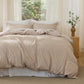 GentleSoft® Striped Washed Cotton Duvet Cover Set