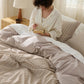 GentleSoft® Striped Washed Cotton Duvet Cover Set