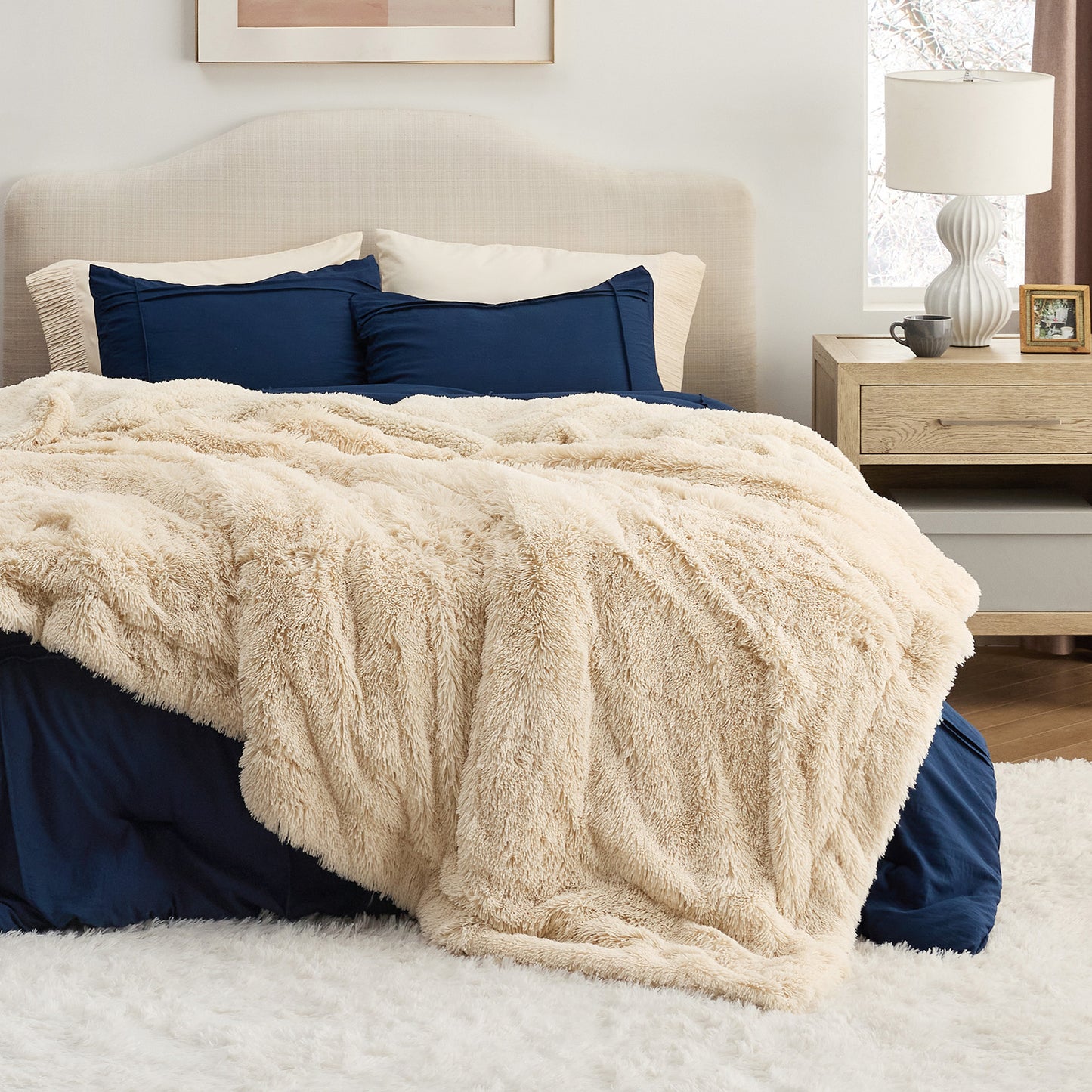 GentleSoft® Fuzzy Faux Fur Blanket