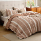 GentleSoft® Cotton Boho Waffle Weave Duvet Cover Set