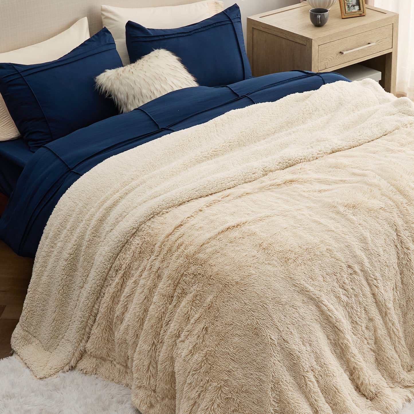 GentleSoft® Fuzzy Faux Fur Blanket