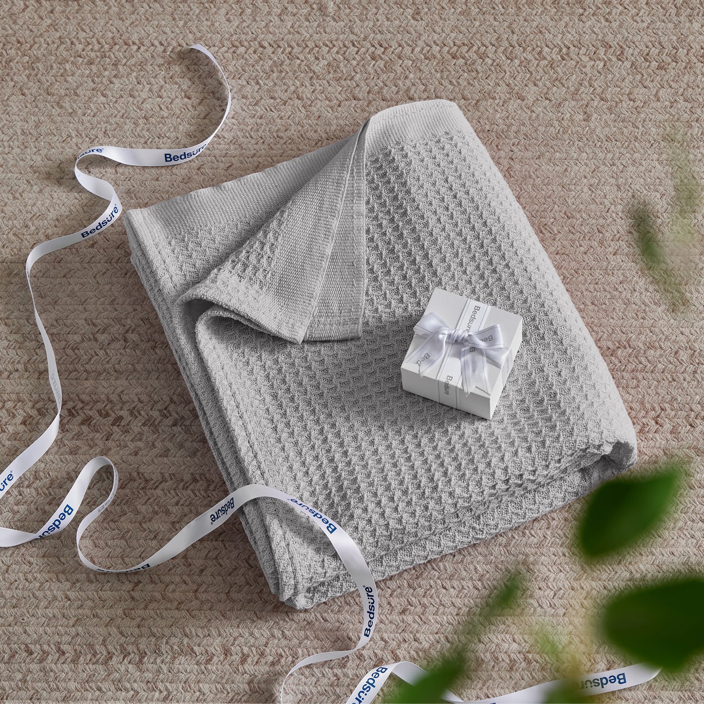 GentleSoft™ Cotton Waffle Weave Blanket