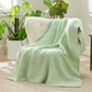 Air Yarn Knit Throw Blanket