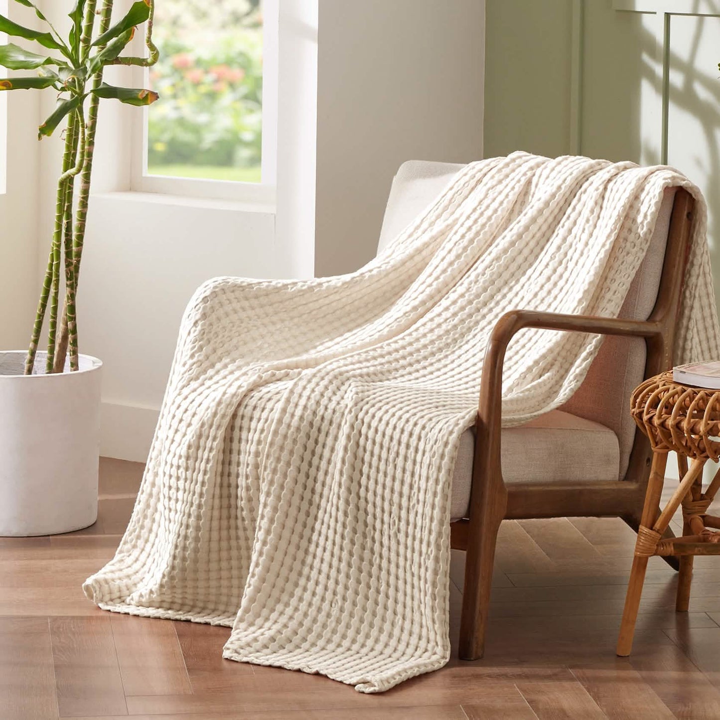 Cooling Waffle Blanket