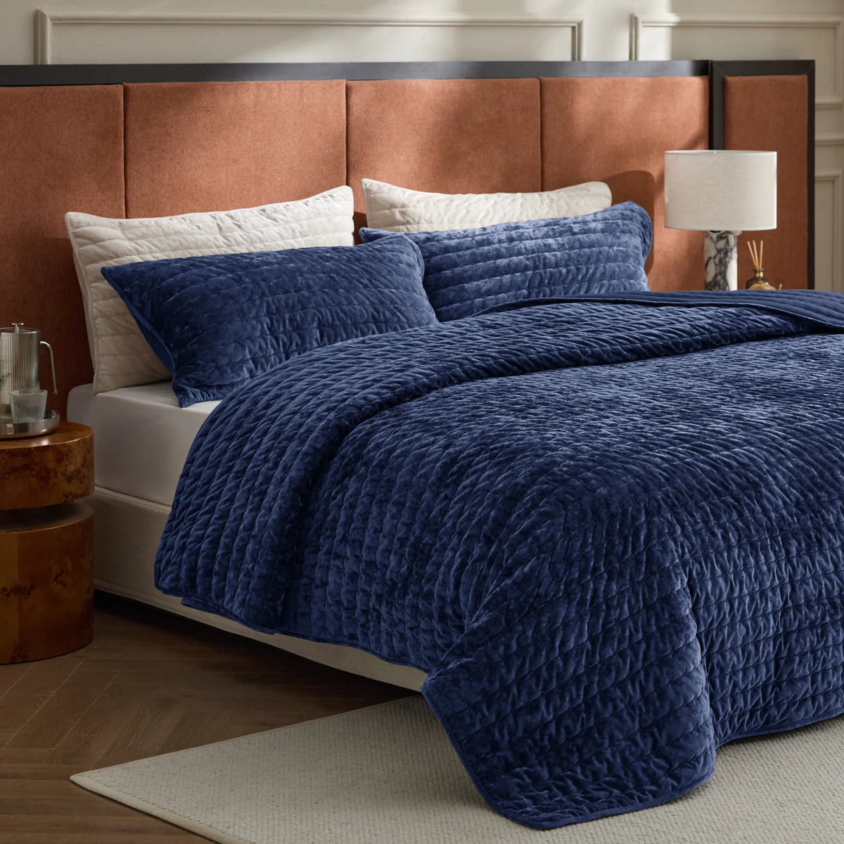 Luxury Velvet Quilt Set