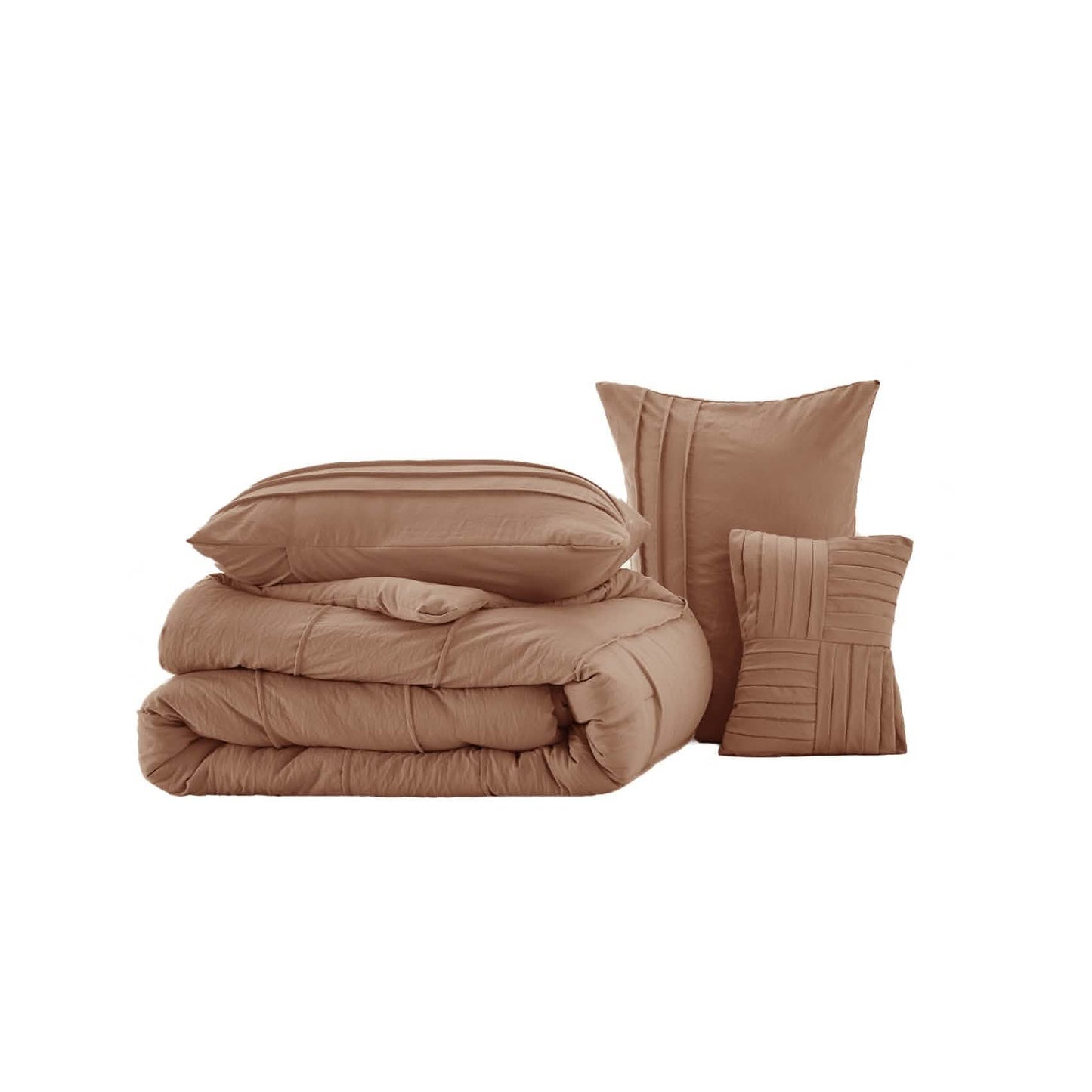 Pinch Pleat Comforter Set