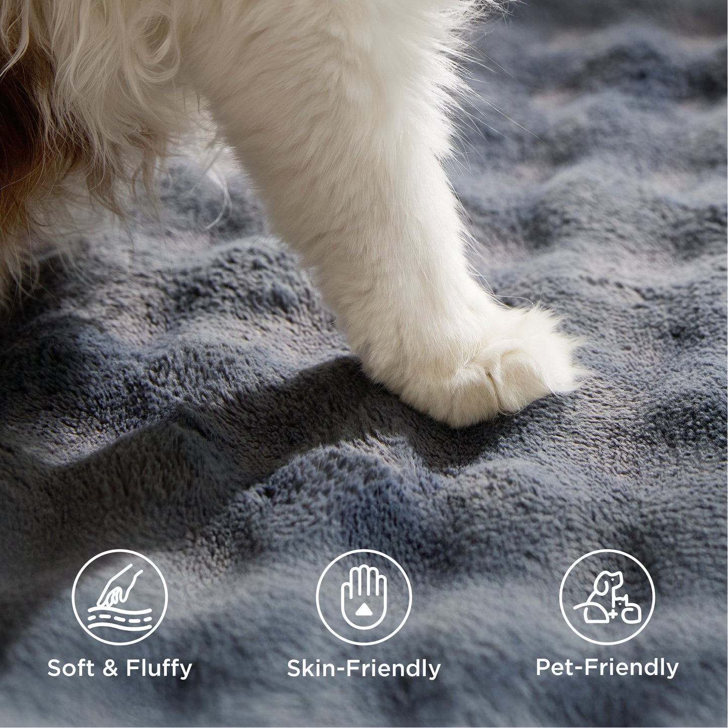 Bubble Flannel Area Rug