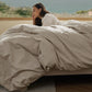 GentleSoft™  Slub Cotton Duvet Cover Set