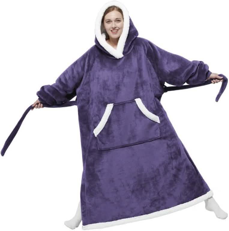 Sherpa Fleece Wearable Blanket
