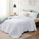 Bedsure Geometric Soft Ultrasonic Quilt Set