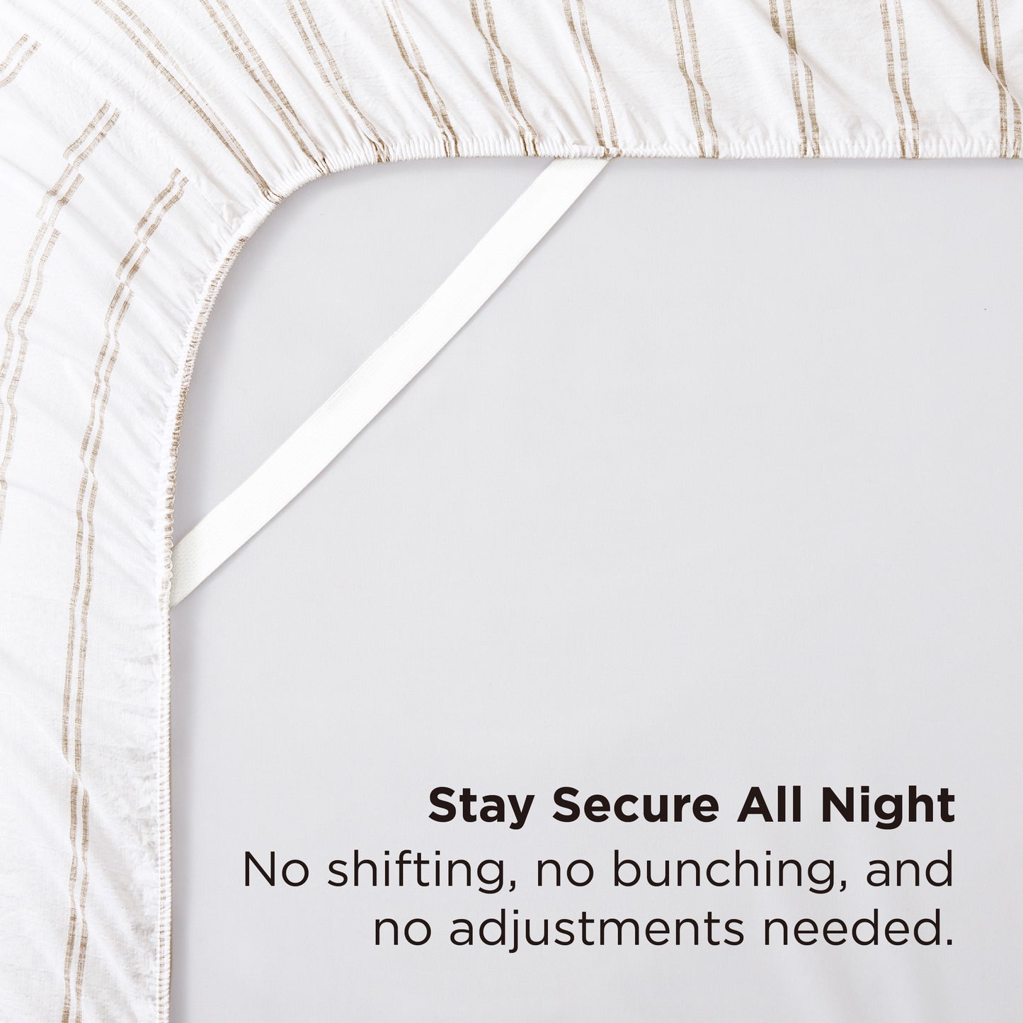 Cotton-Like Striped Sheet Sets