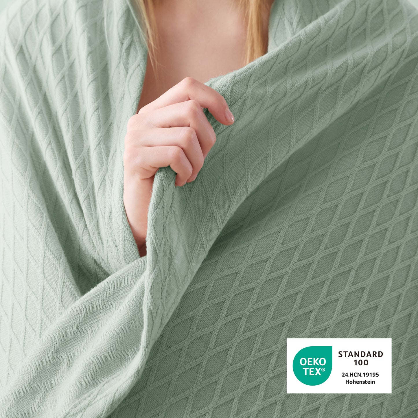 Diamond Texture Cooling Blanket