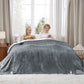 GentleSoft® Solid Flannel Heated Blanket