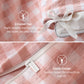 Ruffled Cotton-Like Gingham Duvet Cover Set