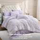 Graceful Bow Jacquard Comforter Set