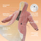 GentleSoft® Heated Faux Cashmere Blanket Hoodie
