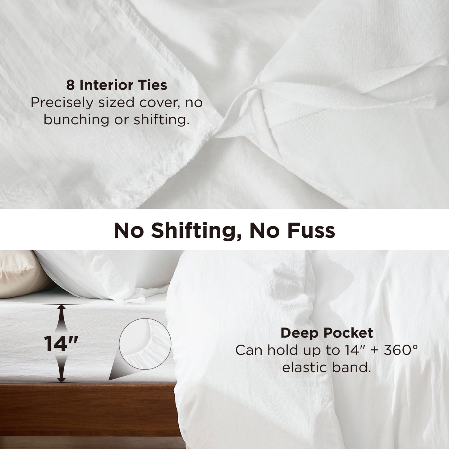 Prewashed Cotton-like Down Alternative Bed-in-a-bag