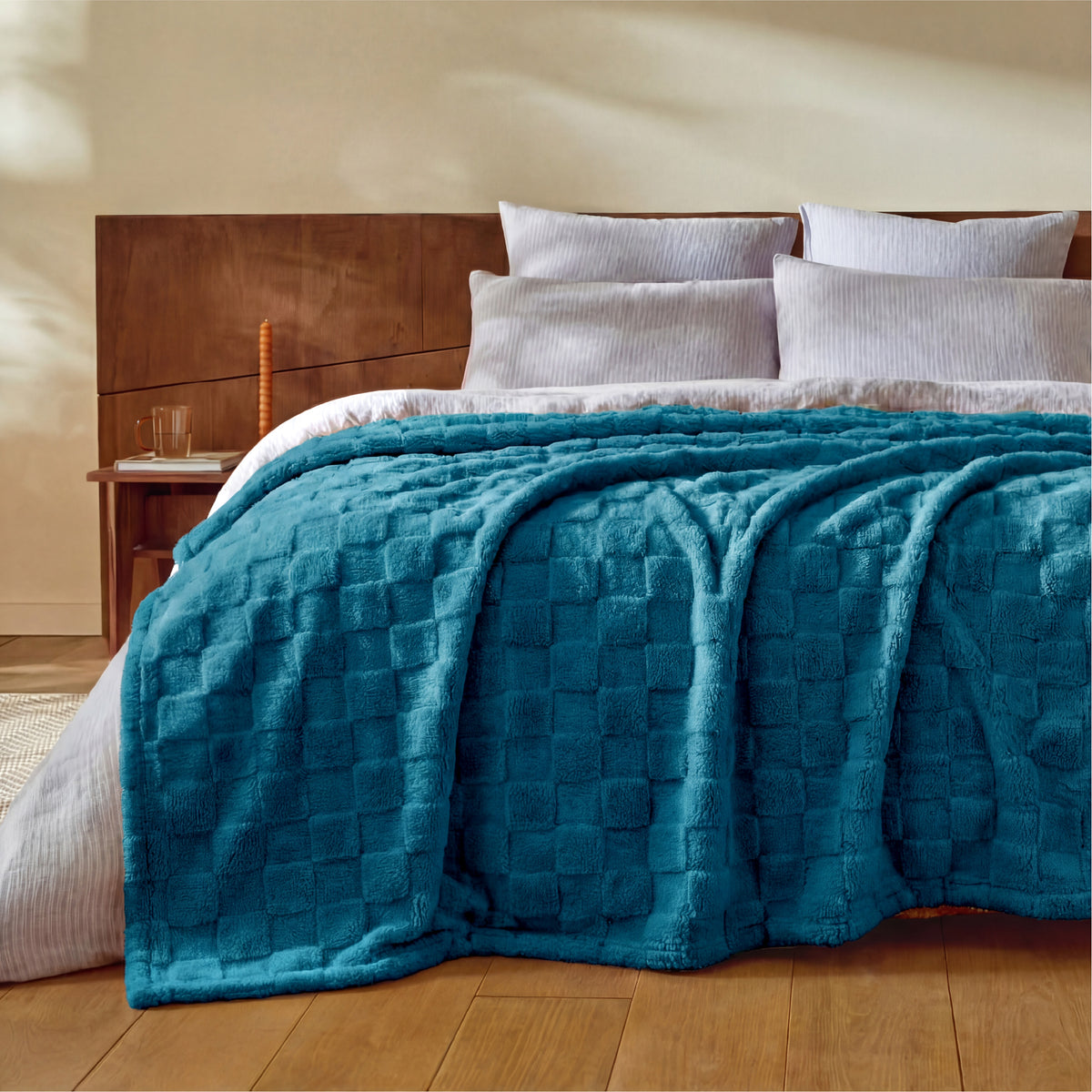 Jacquard Shaggy Sherpa Blanket