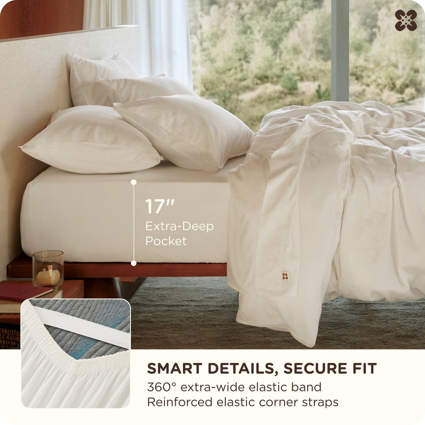 PureWoven™ Organic Cotton Sheet Set