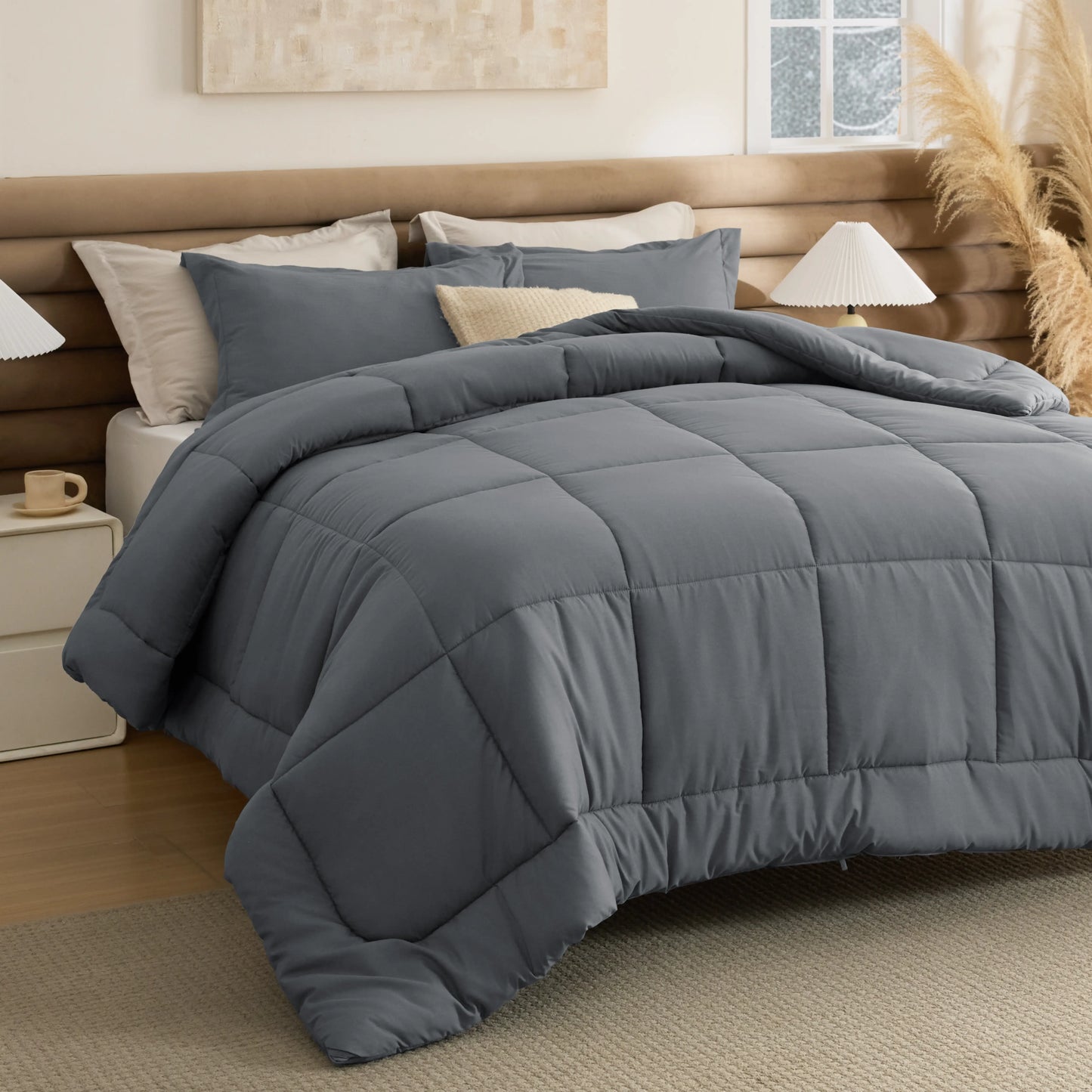 Prewashed Cotton-like Down Alternative Bed-in-a-bag