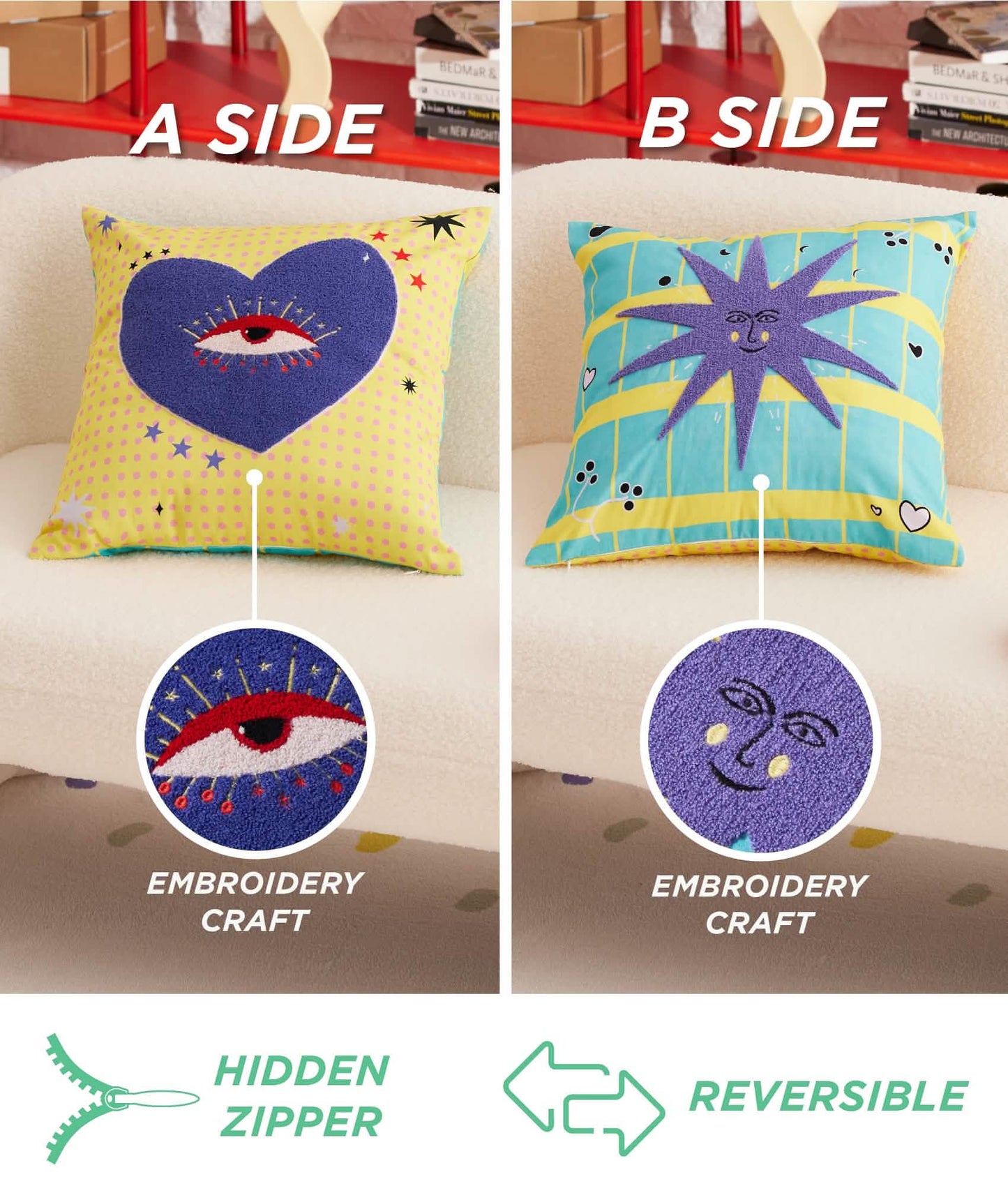 U by 100% Cotton - Authenticity Throw Pillow Cover