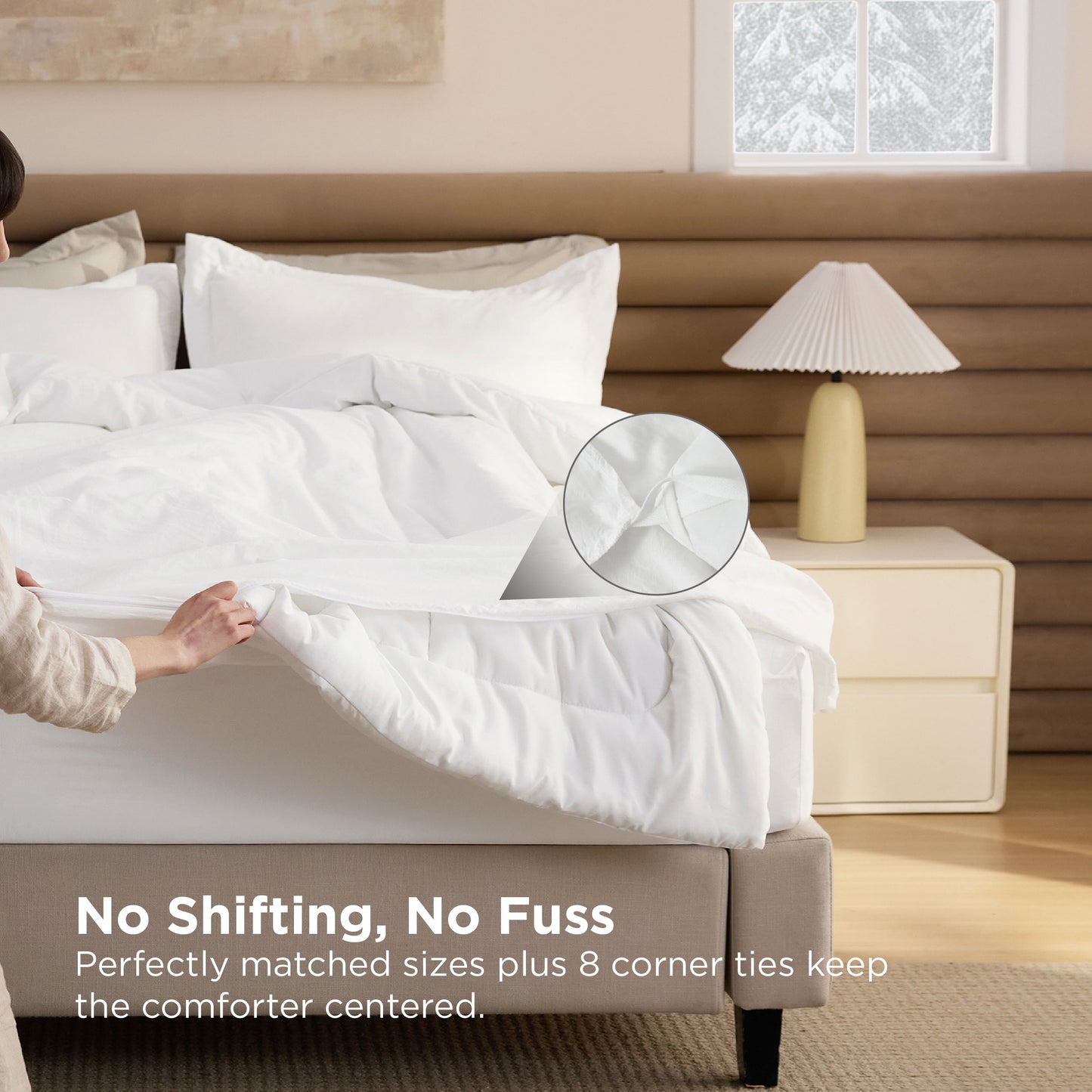 Prewashed Cotton-like Down Alternative Bed-in-a-bag