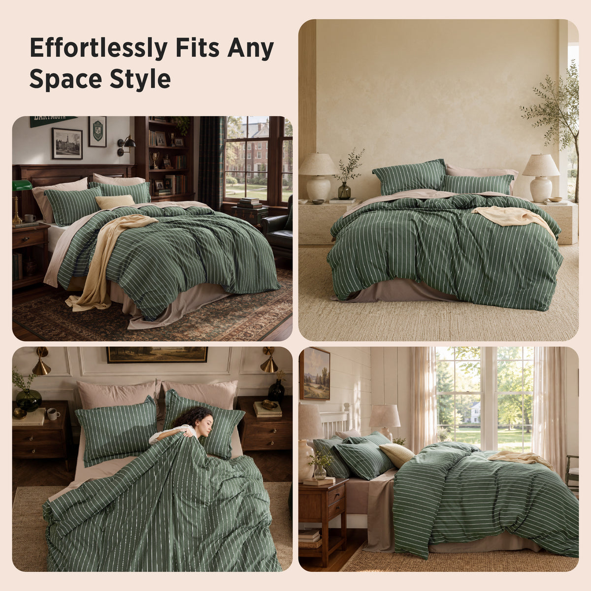 Timeless Striped Duvet Cover Set