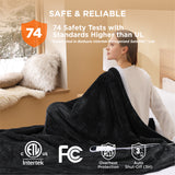 Bedsure Electric Heated Flannel Blanket