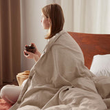 Cotton Linen Hybrid Duvet Cover Set