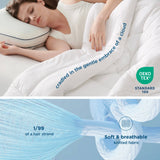 Bedsure Breescape Cooling Comforter for Hot Sleepers Q-Max>0.4