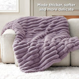 Plush Stripe Blanket