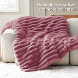 Plush Stripe Blanket