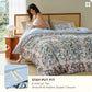 PureWoven™ 100% Cotton Patterned Duvet Cover Set