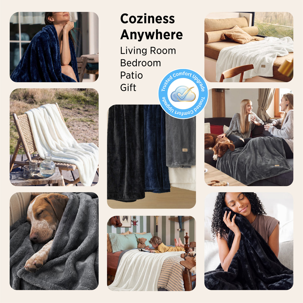 Shed-Resistant & Anti-Static Blanket