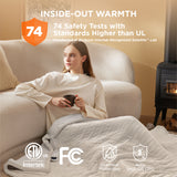 Bedsure Electric Heated Flannel Blanket