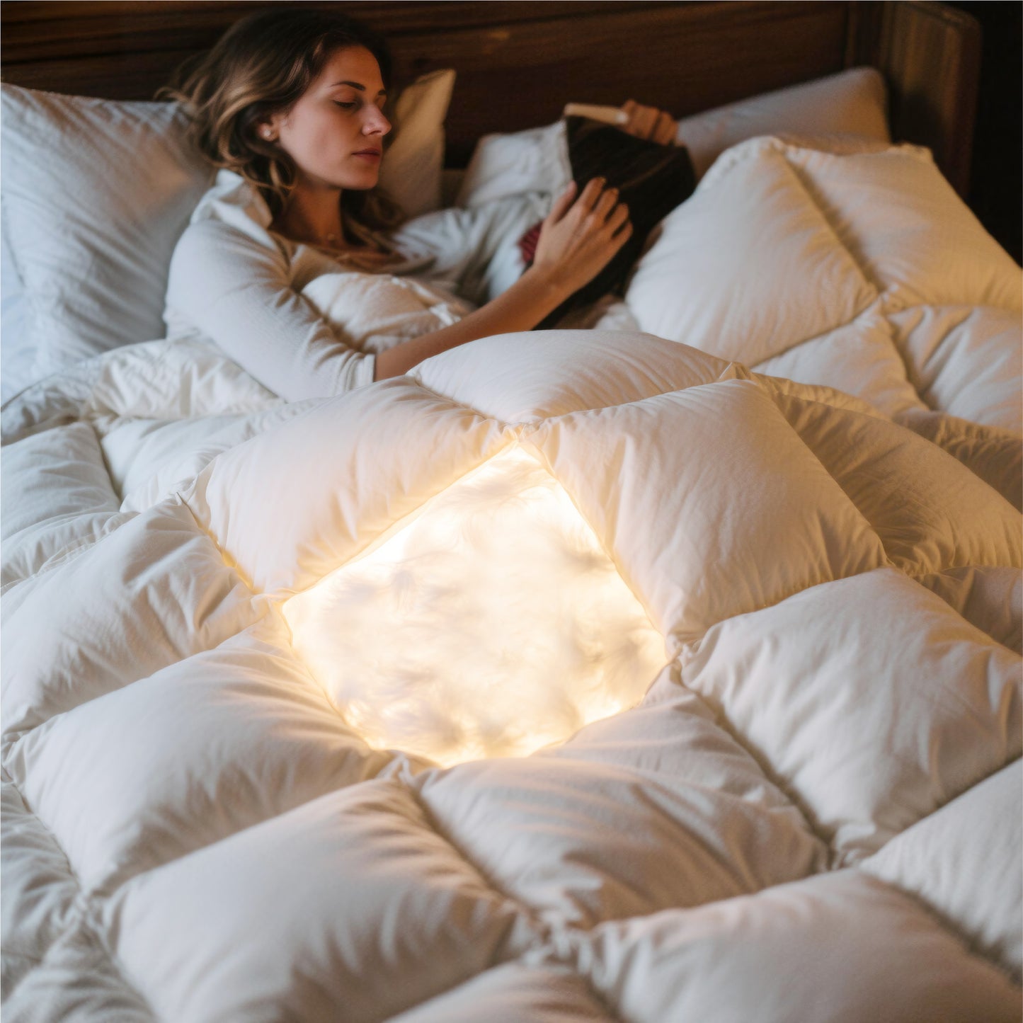 White Duck Down Feather Comforter