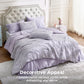 Graceful Bow Jacquard Comforter Set
