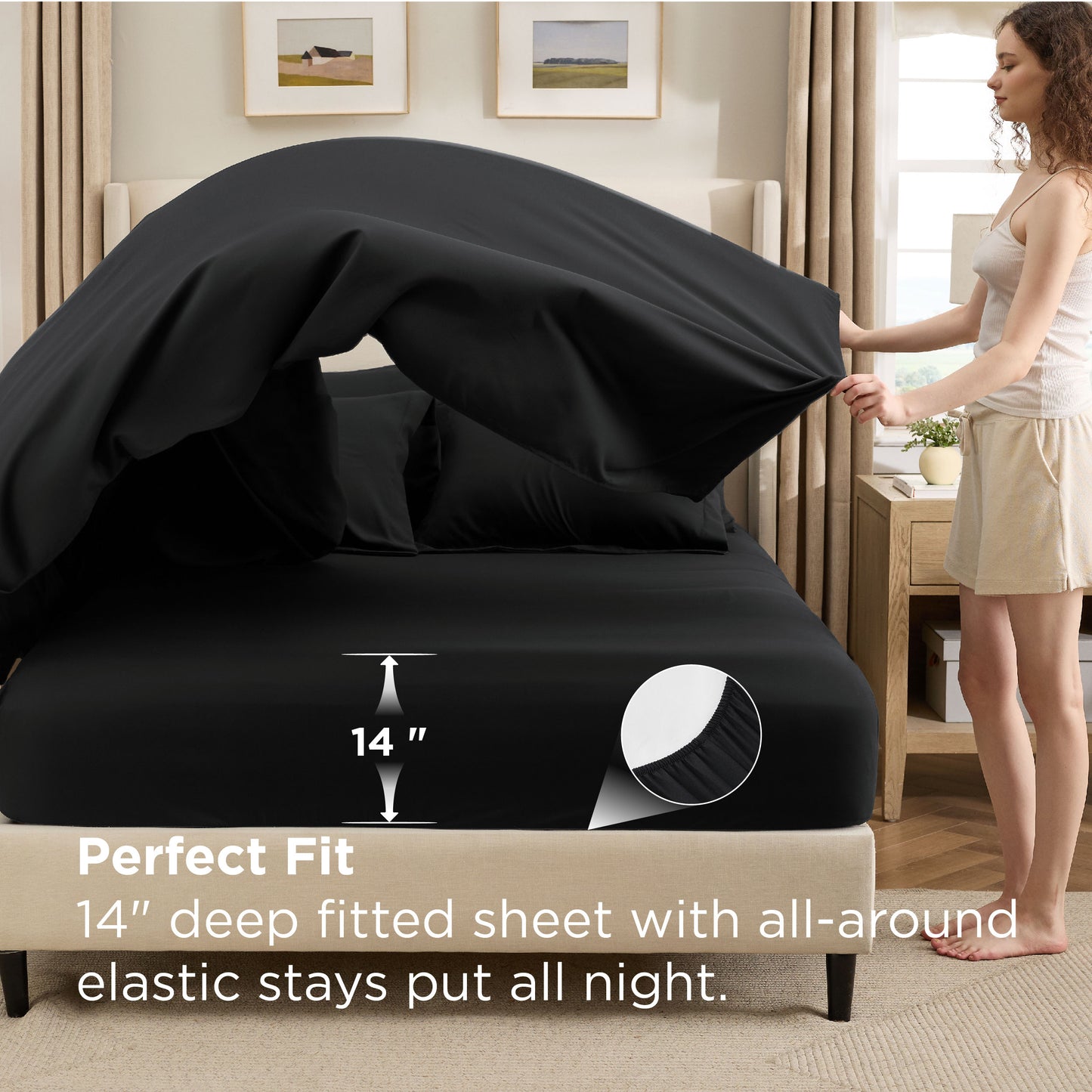 Gentlesoft® Diamond Quilted Bed-in-a-bag