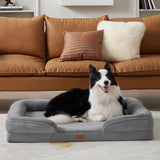 Orthopedic Flannel Dog Sofa