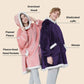 Sherpa Fleece Wearable Blanket