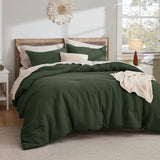 Cotton Waffle Weave Comforter Set