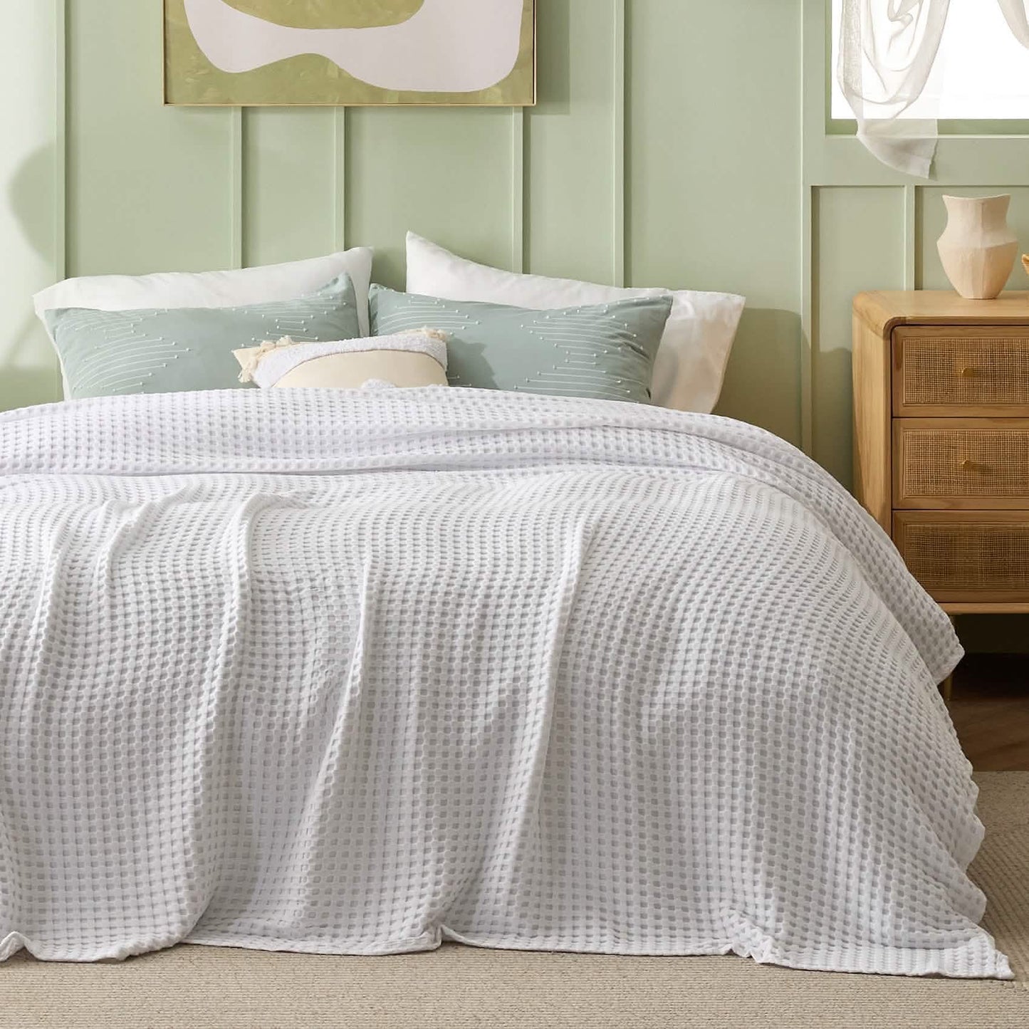 Cooling Waffle Blanket