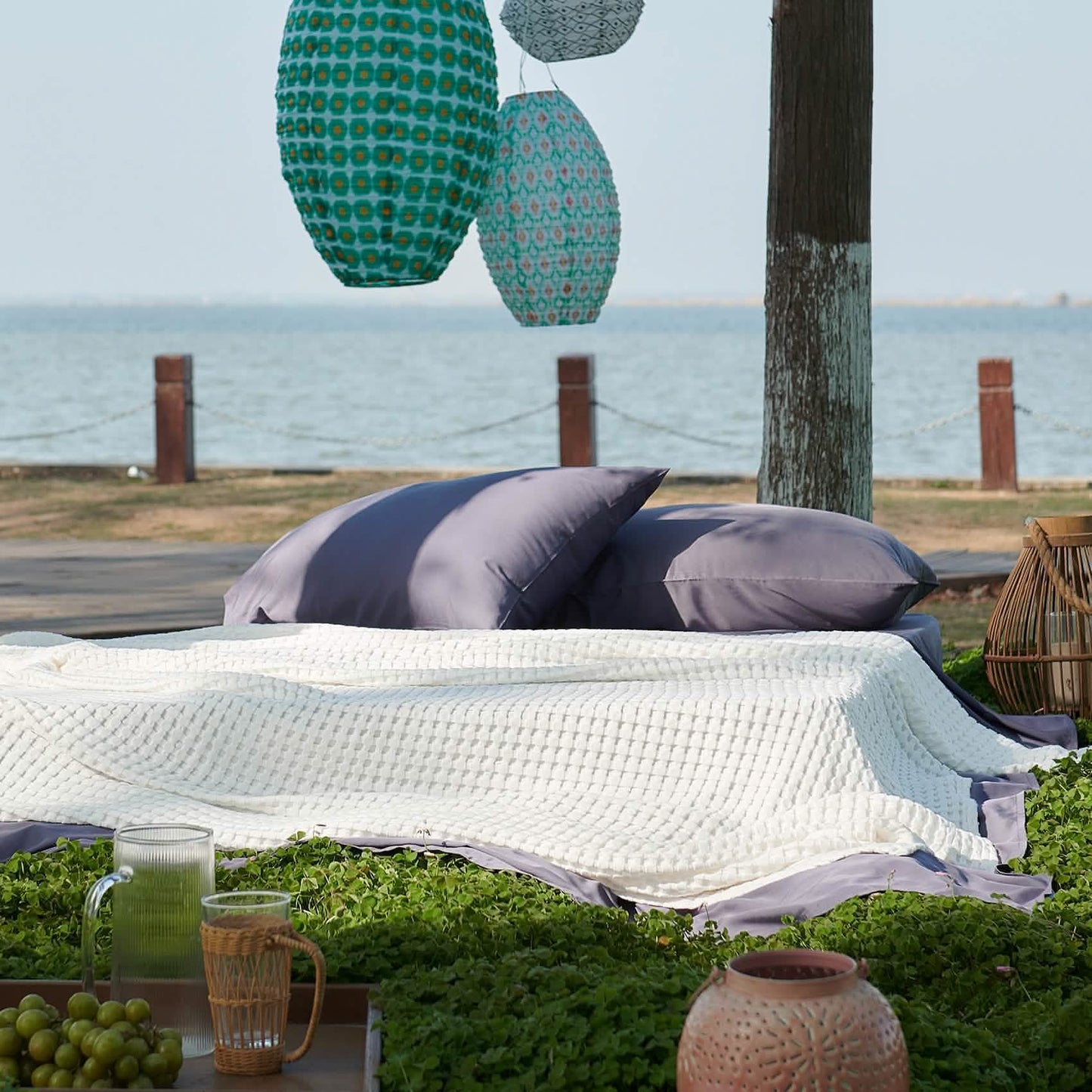 Cooling Waffle Blanket