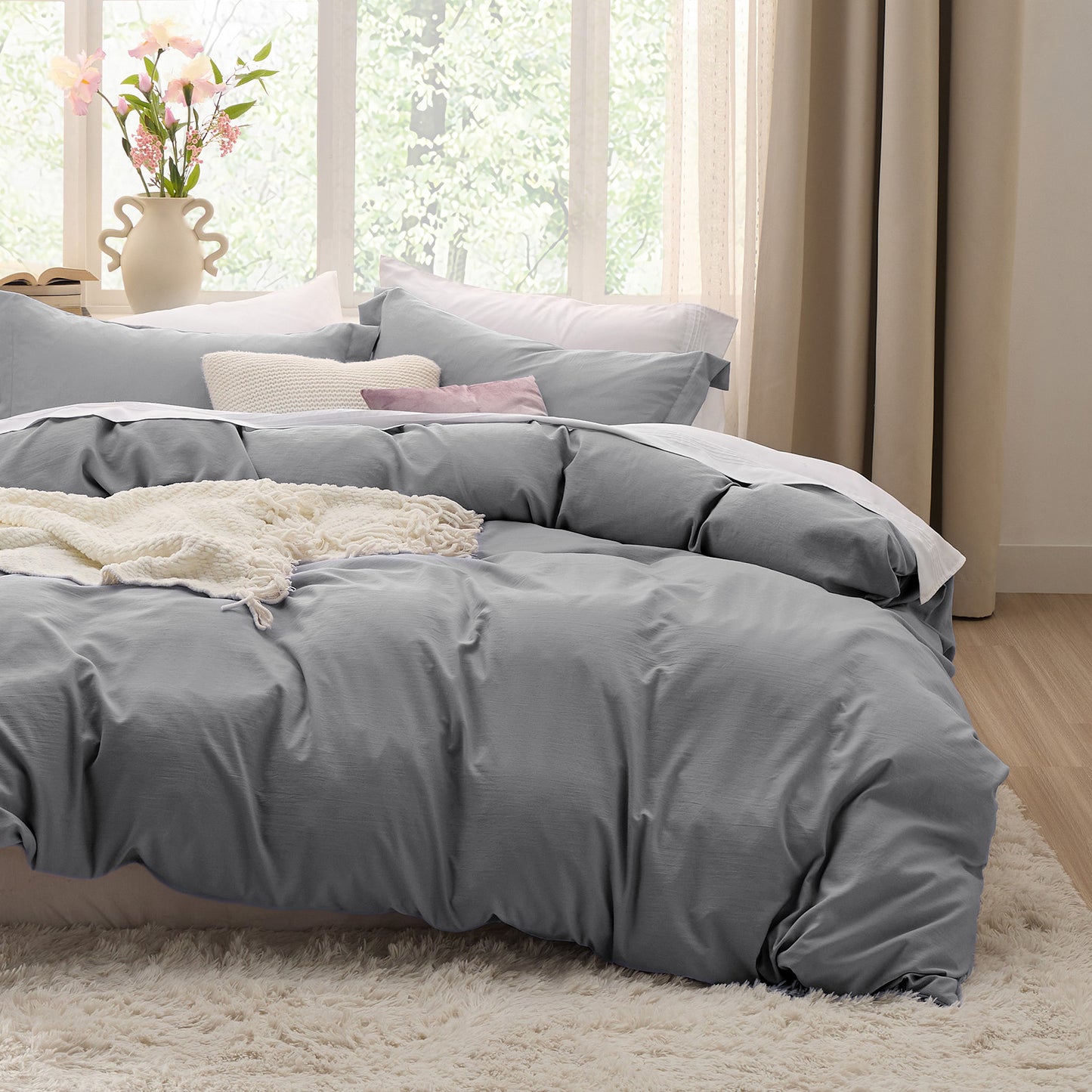 GentleSoft™ Ultra Soft Hypoallergenic Microfiber Duvet Cover Set