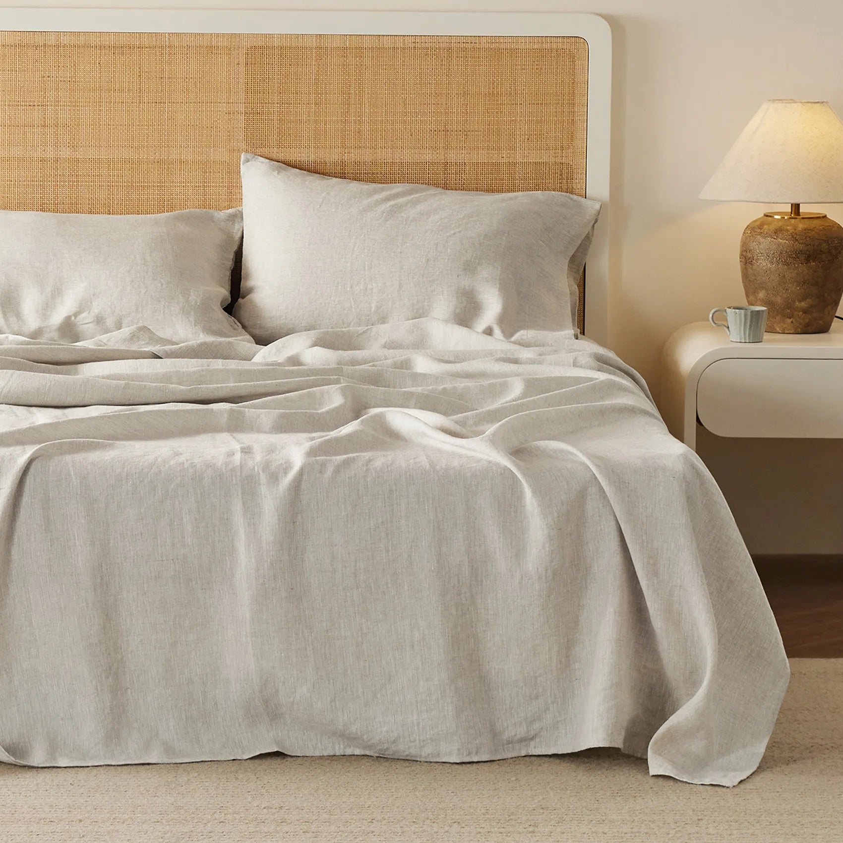 GentleSoft® Cotton-Linen Blend Sheet Set