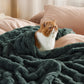 GentleSoft™ Jacquard Shaggy Sherpa Blanket