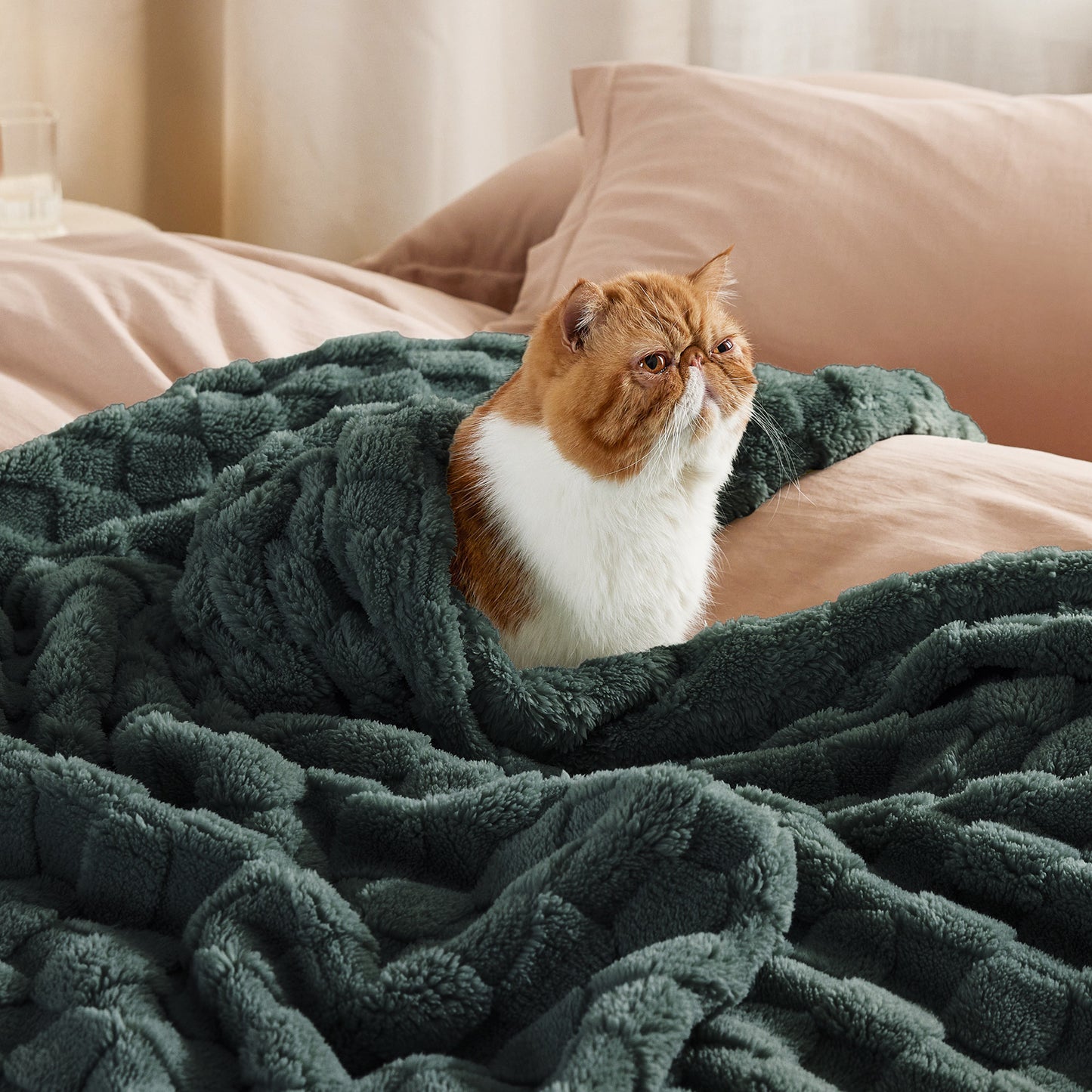 GentleSoft™ Jacquard Shaggy Sherpa Blanket