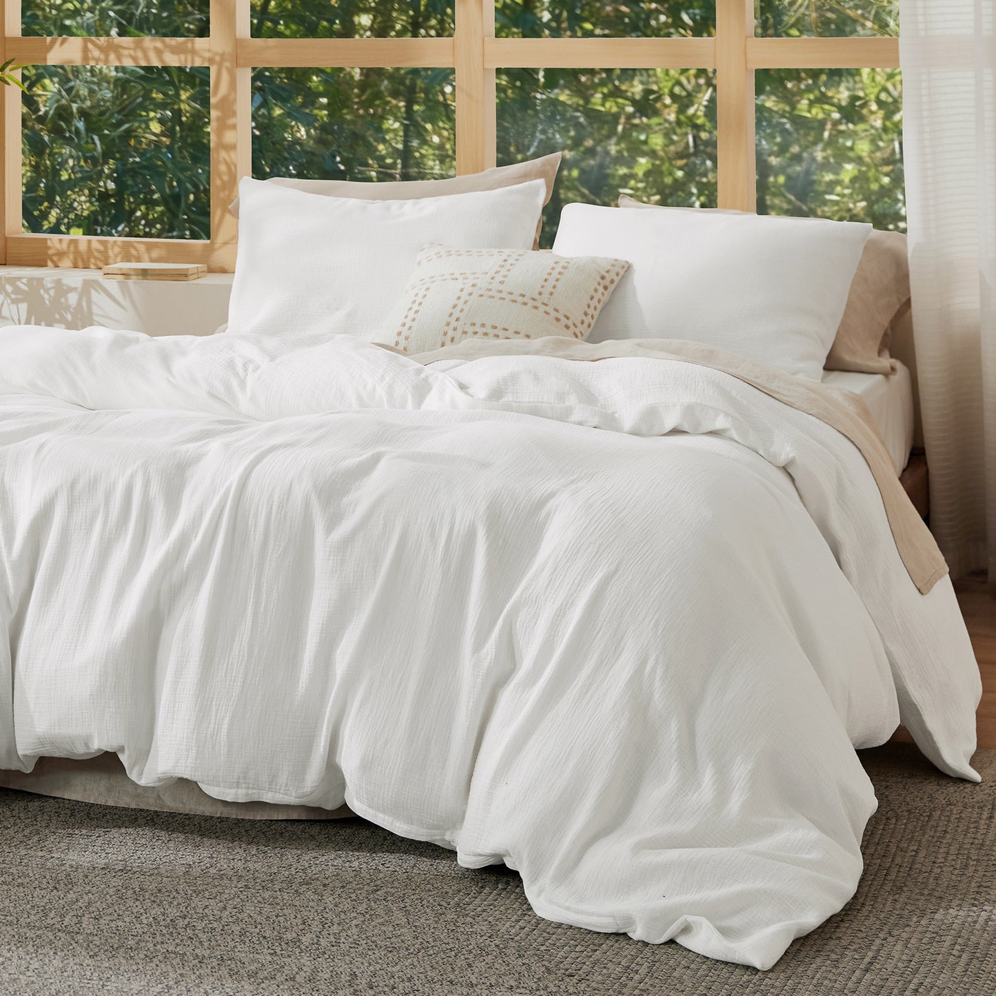 GentleSoft® Rayon From Bamboo-Cotton Blend Duvet Cover Set