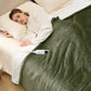 Solid Flannel Heated Blanket