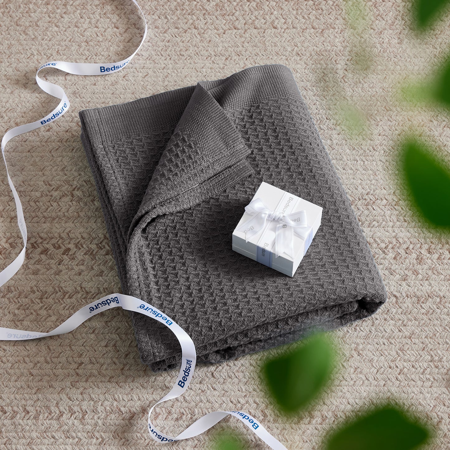 GentleSoft™ Cotton Waffle Weave Blanket